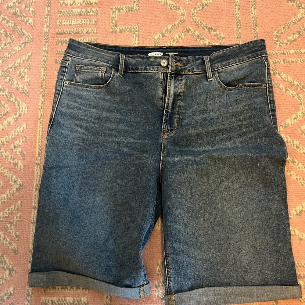 Denim Blue Women's Bermuda Shorts